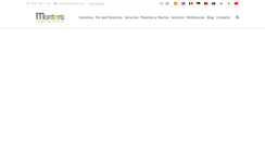 Desktop Screenshot of montero-traducciones.com